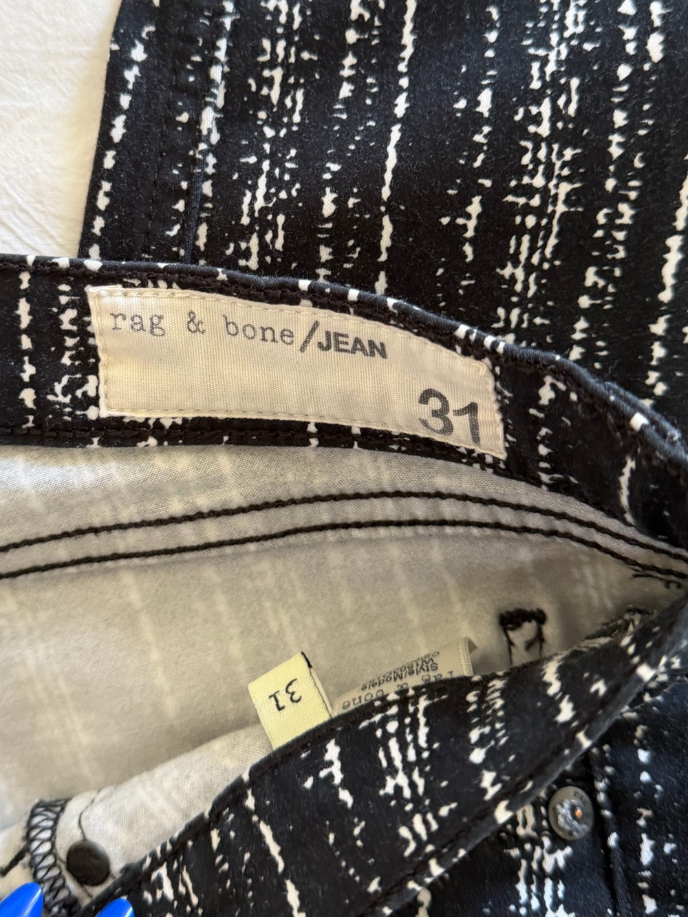 Rag and Bone - Legging Barcode Stretch Pants - Picture 6 of 10